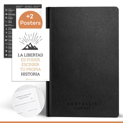 Vertellis Chapters - Un diario para generar gratitud y autorreflexión