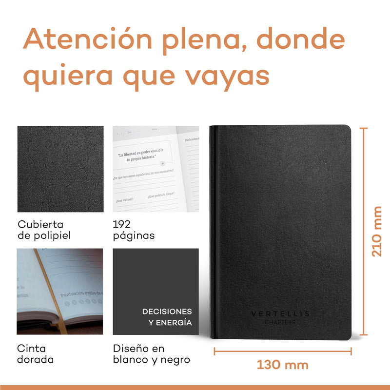 Vertellis Chapters -  Un diario para generar gratitud y autorreflexión